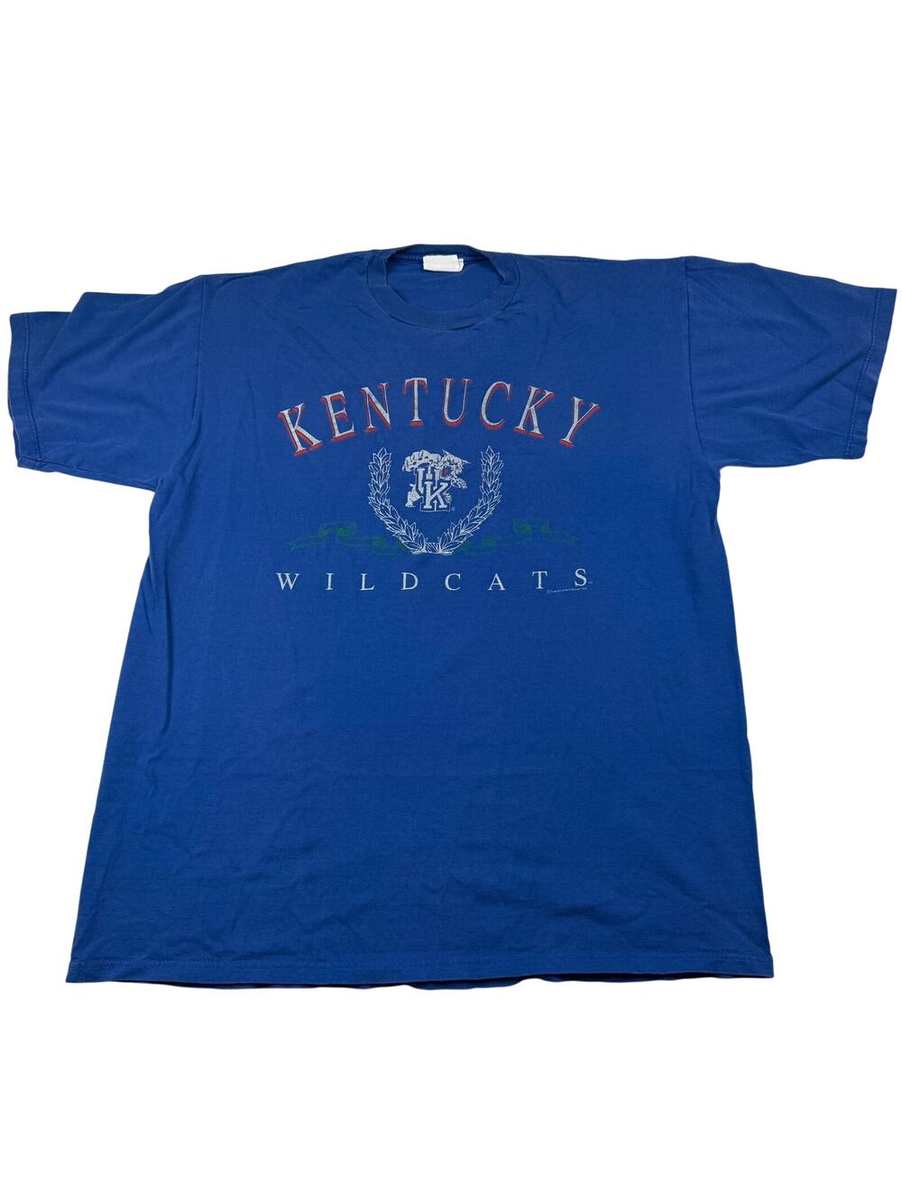 Vintage Kentucky Wildcats Blue Graphic T-Shirt XL